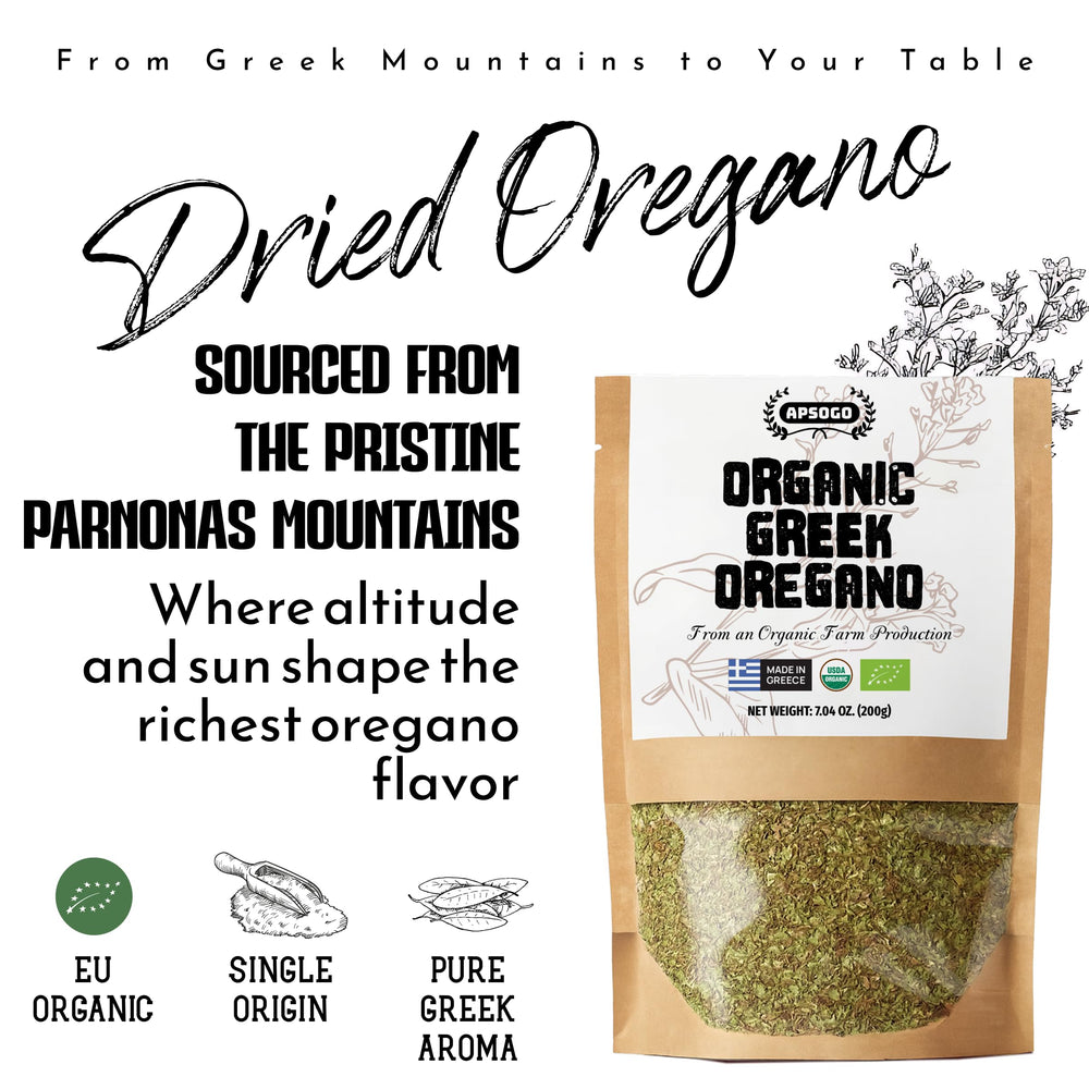 Apsogo oregano dried with fine texture, easy to blend into sauces
