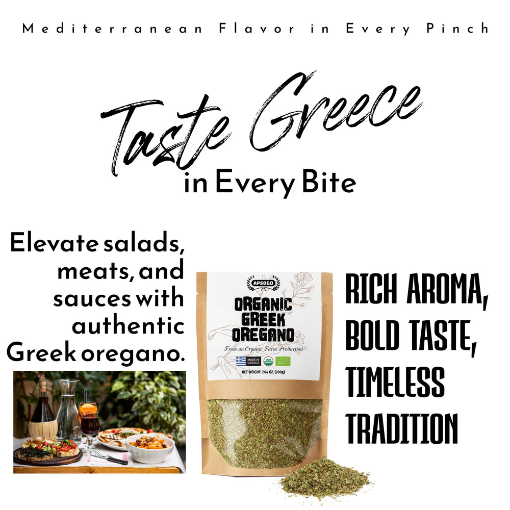 Apsogo organic oregano in resealable eco pouch preserves freshness