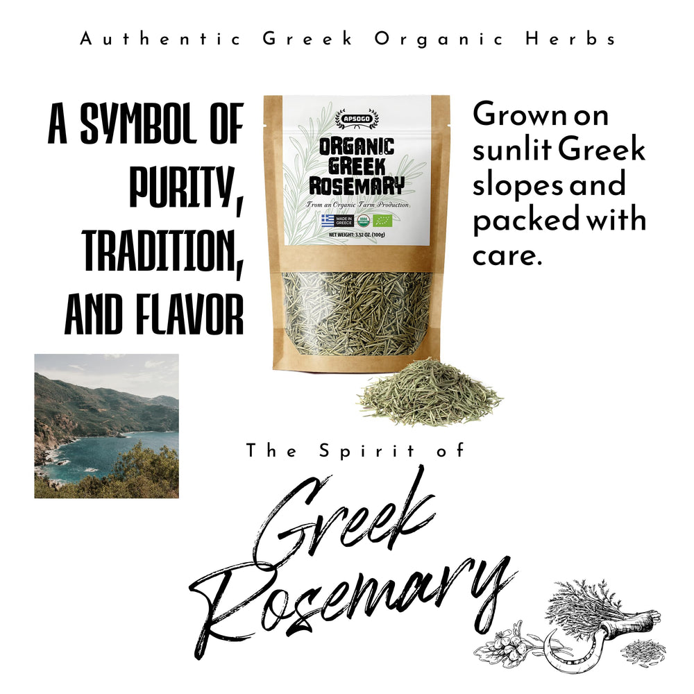 APSOGO tea-worthy rosemary infusion for a soothing clean Mediterranean taste