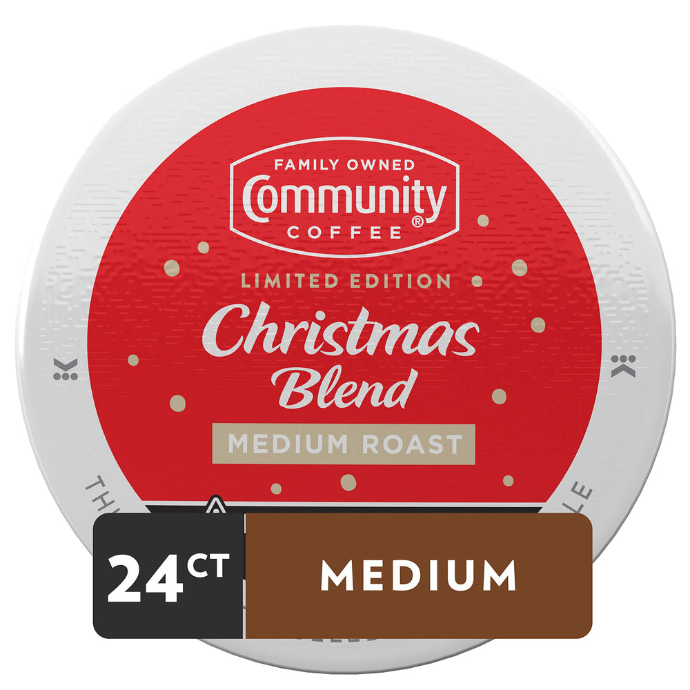 100% Arabica beans for a smooth, consistent Christmas Blend.