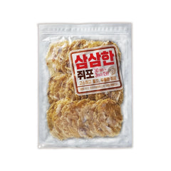 Arawoom roasted filefish jerky package front view showing traditional Korean snack