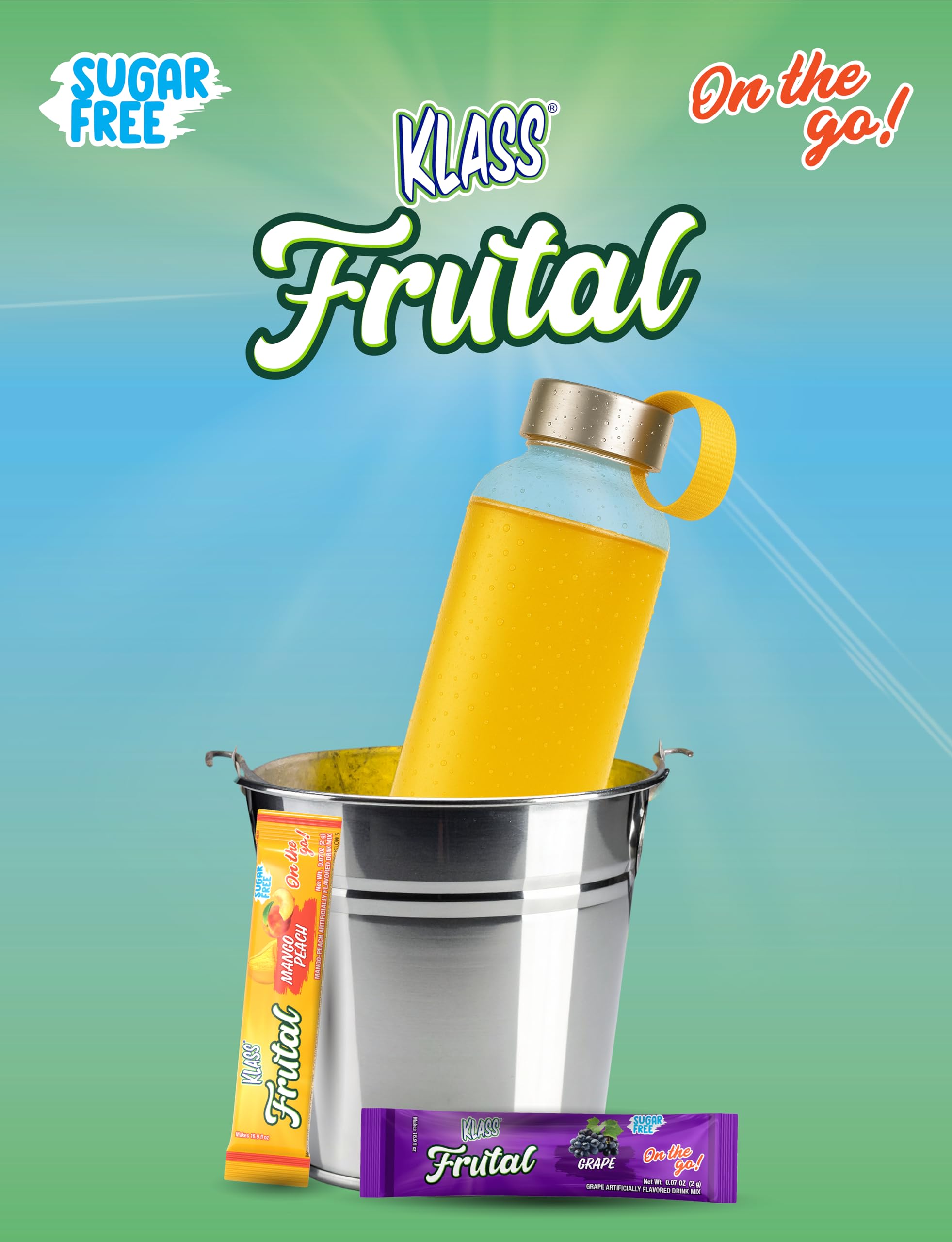Arbol Frutal Klass Frutal kiwi strawberry stick blends in water with fruity aroma.