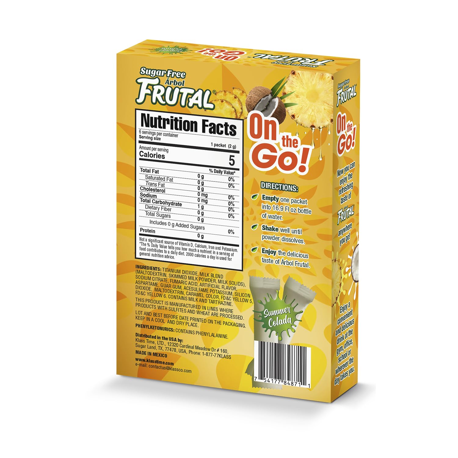 Arbol Frutal variety pack showing multiple flavors for flavorful hydration on the move.