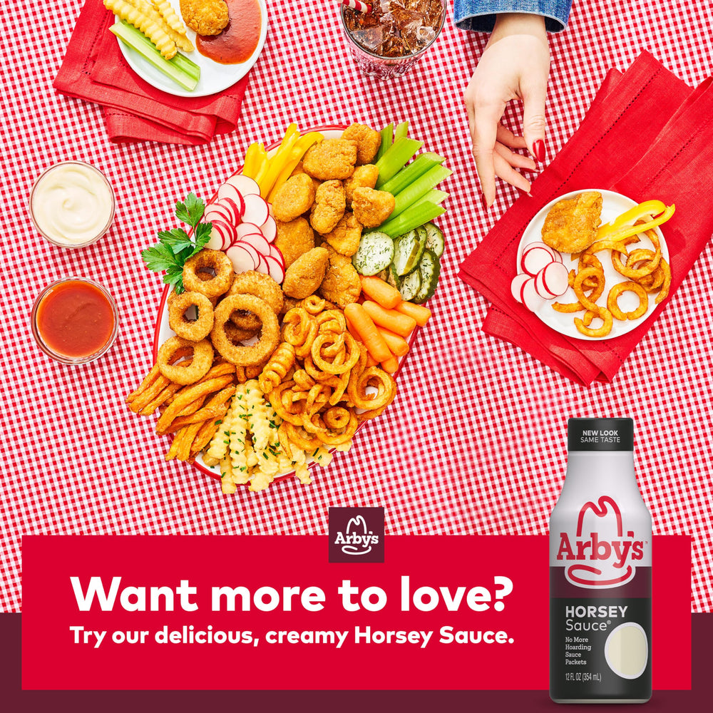 Pantry shelf with Arby’s Original Sauce bottle ready for weeknight meals