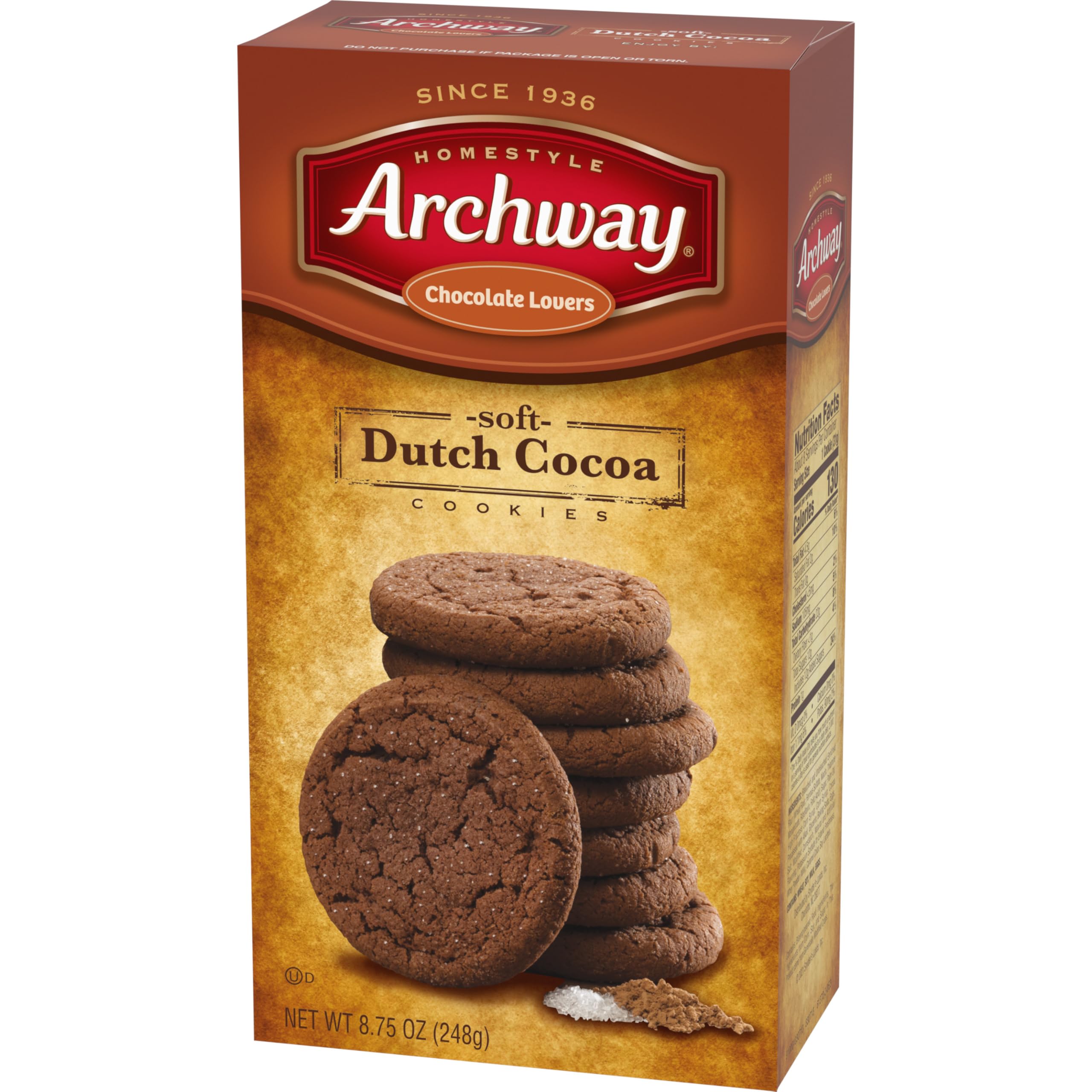 Archway Dutch Cocoa Cookies on plate for cozy, shareable moments