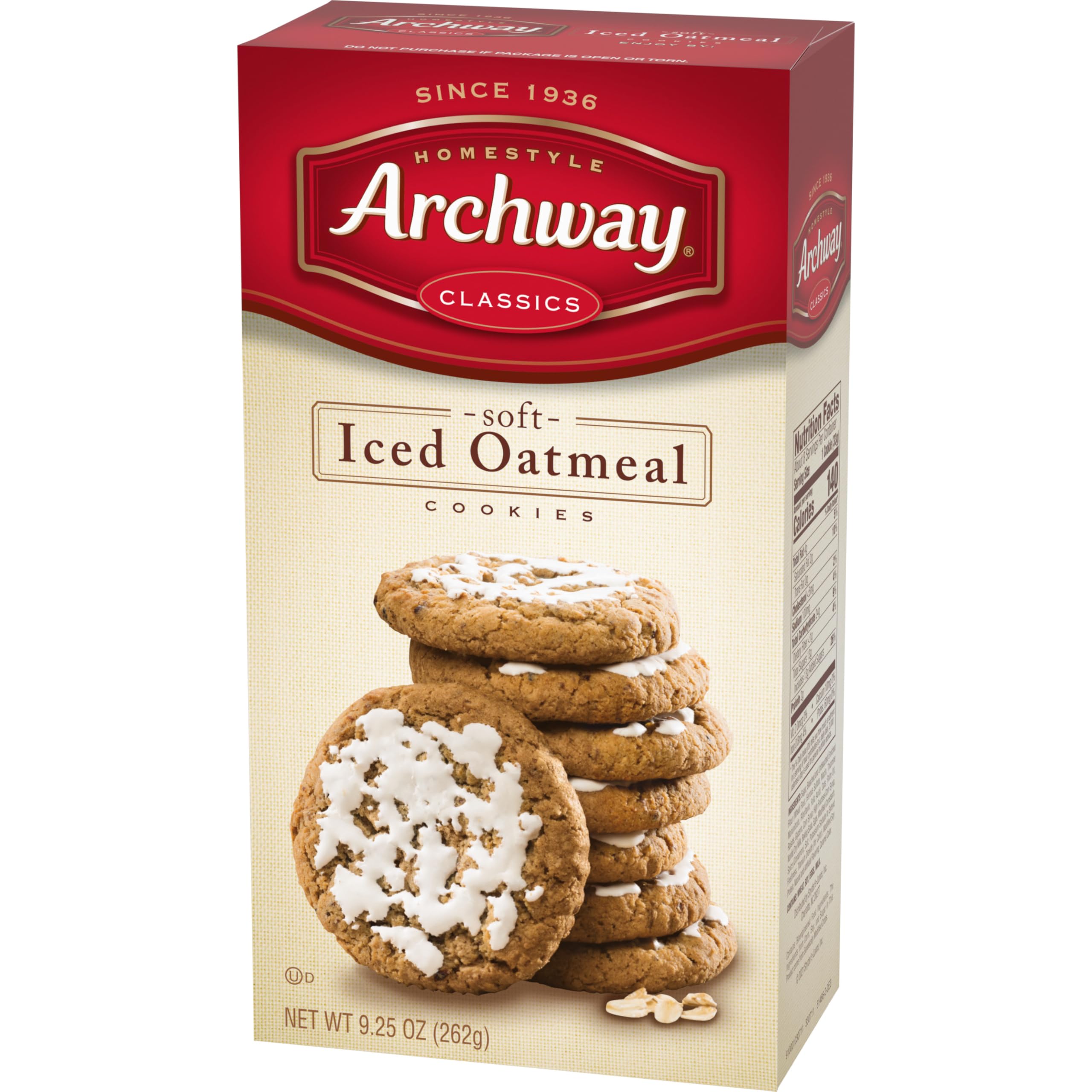 Archway eight large cookies per box highlighted.