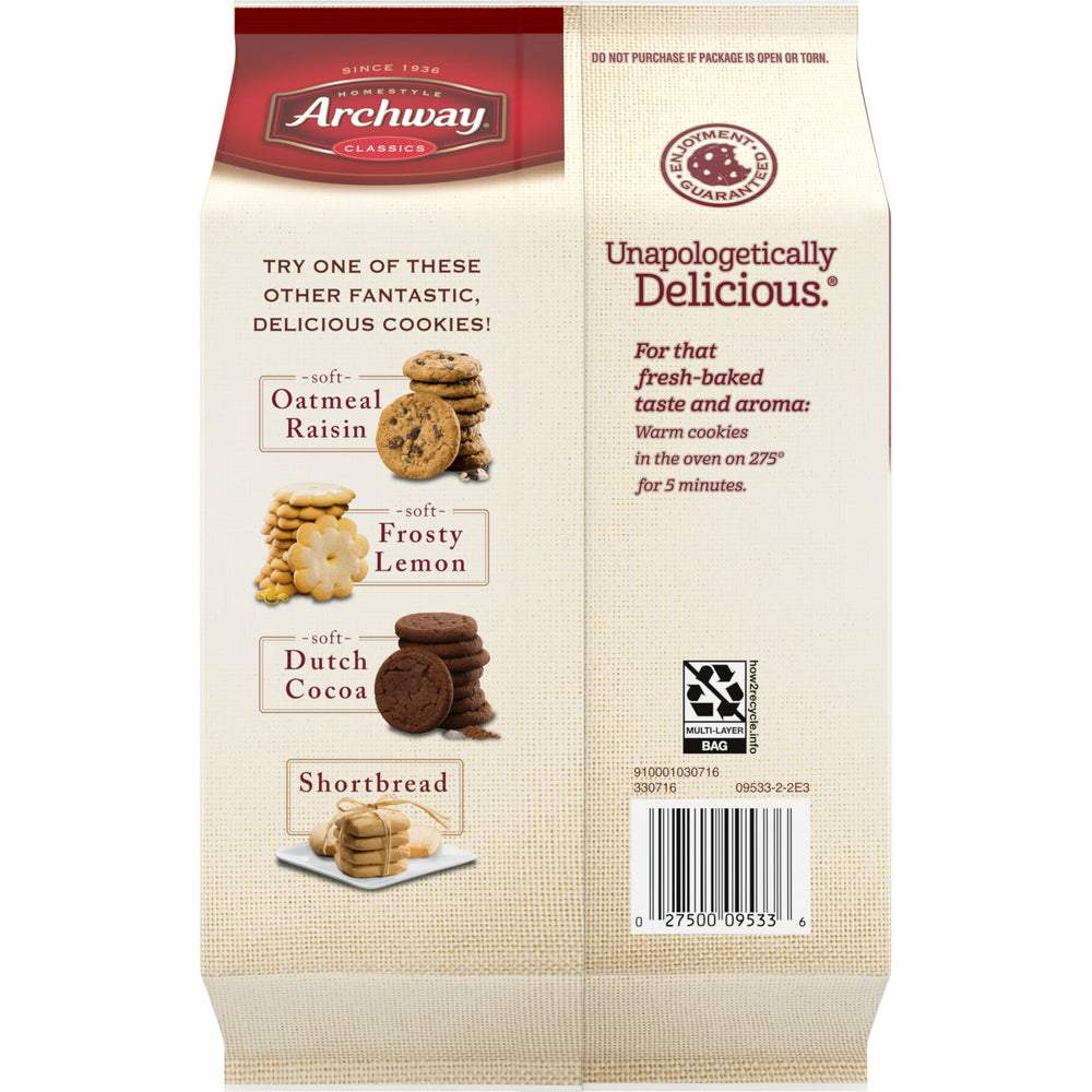 Archway cookies as an after-dinner treat with creamy icing.