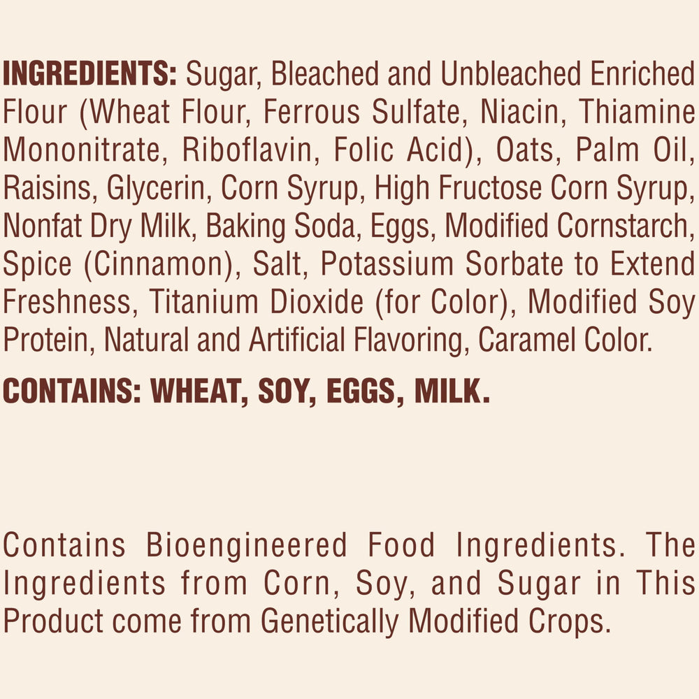 Archway Oatmeal Cookie packaging showing a 9.25 oz box.
