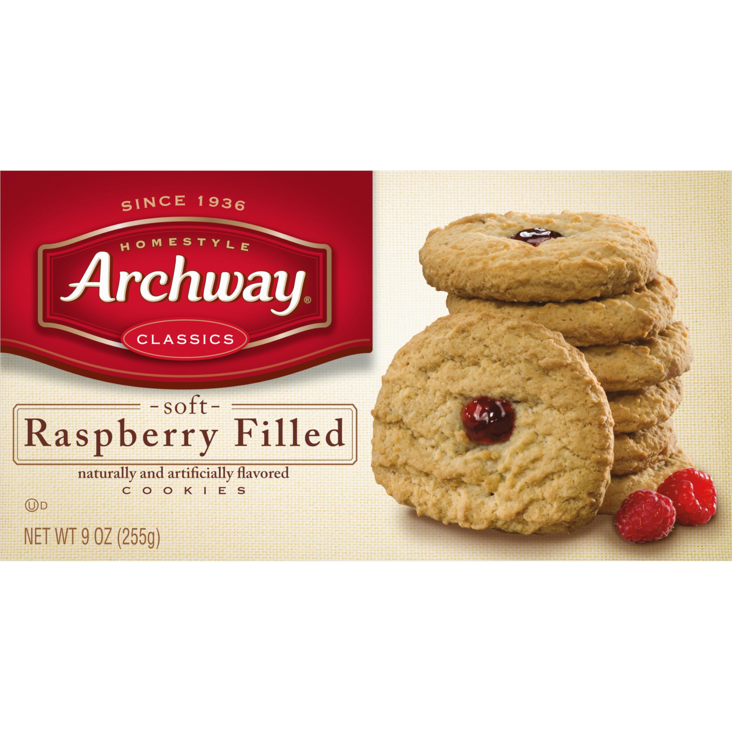 Archway Raspberry Filled Cookies being shared as a treat