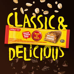 Bon o Bon milk chocolate bar with peanut caramel and wafer