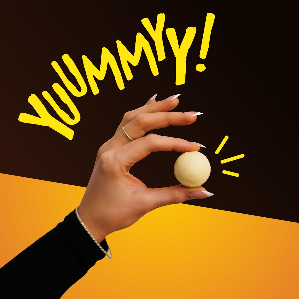 Arcor Bon o Bon White chocolate bonbons provide a creamy, crisp experience in every bite.