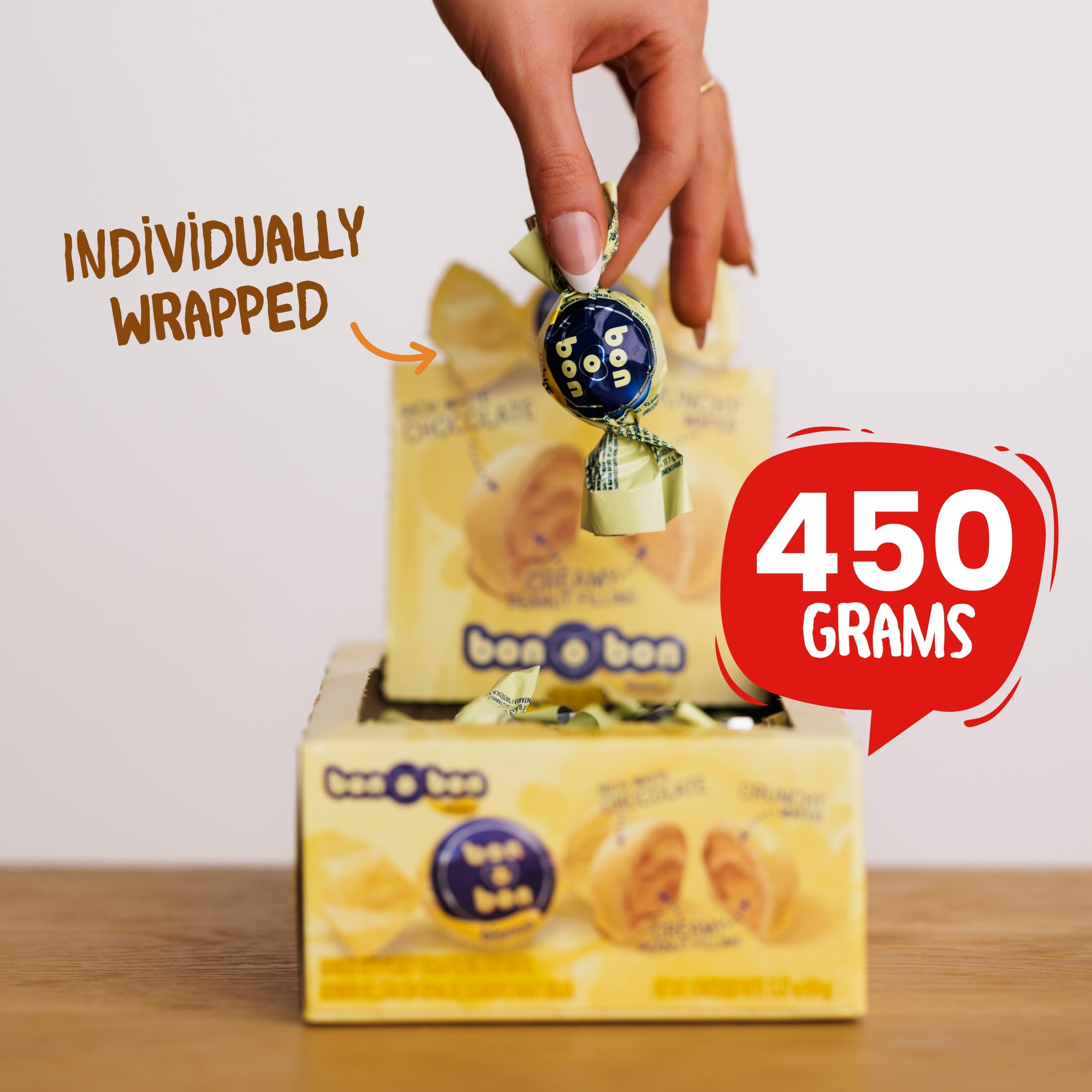 Arcor Bon o Bon White offers versatile enjoyment for celebrations, gifts, or everyday indulgence.