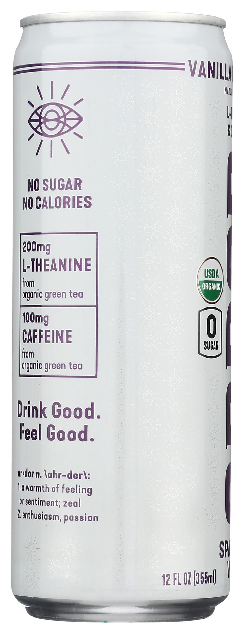 ARDOR energy water on the go supports active hydration and focus.