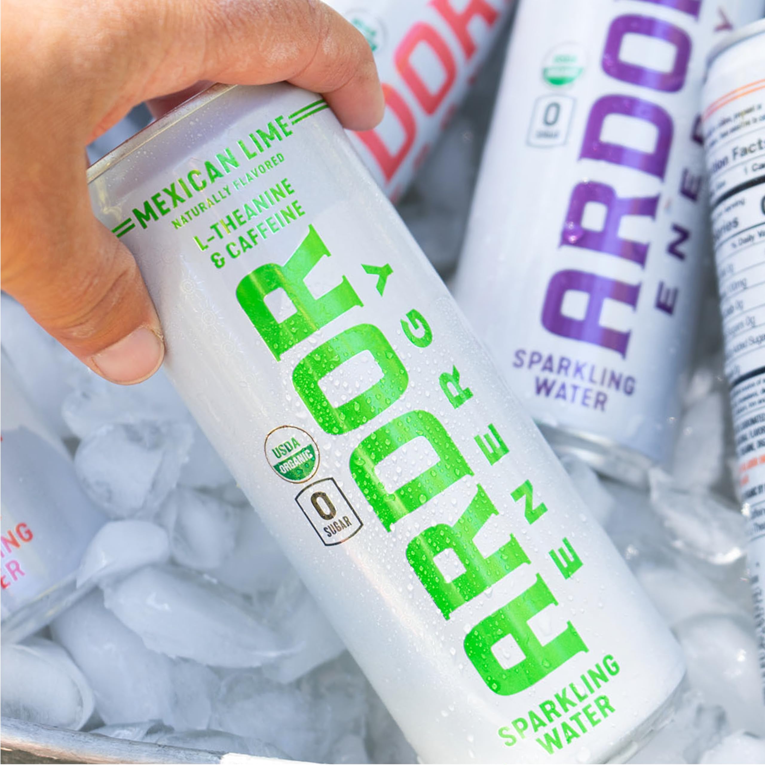 ARDOR Mexican Lime 12-pack display for on-the-go refreshment.
