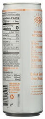 ARDOR sparkling energy drink with peach in ice, ideal afternoon recharge