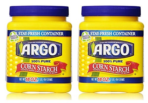 Argo Corn Starch bottle pour for glossy sauces and smooth thickening in savory dishes.