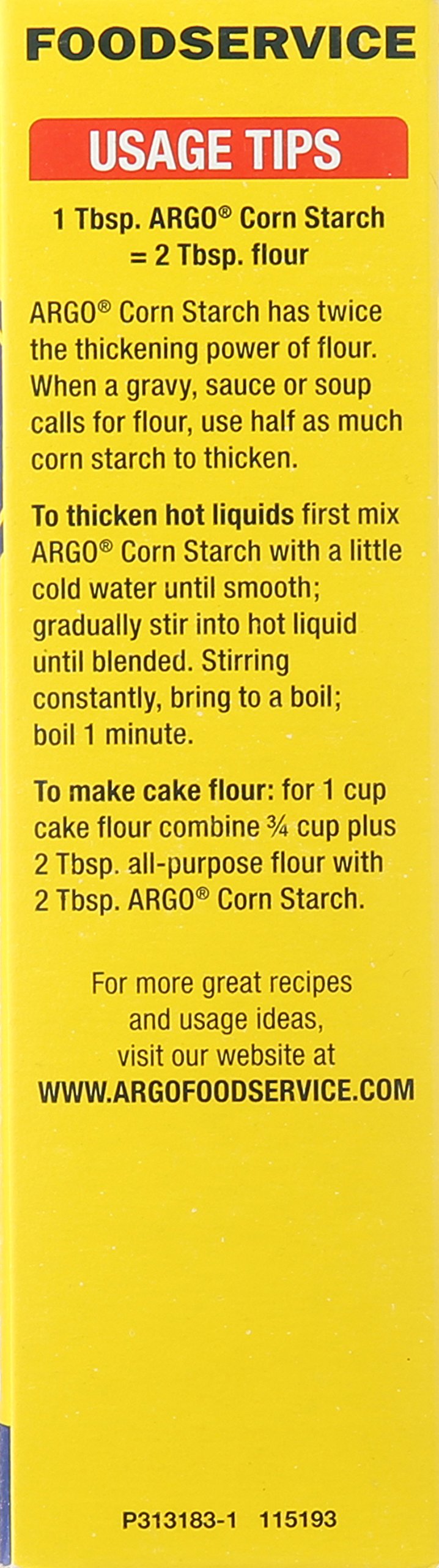 ARGO corn starch in a bright kitchen ready for puddings