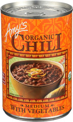 Arisan Amy's Organic Chili with Vegetables front can for quick, hearty meals.