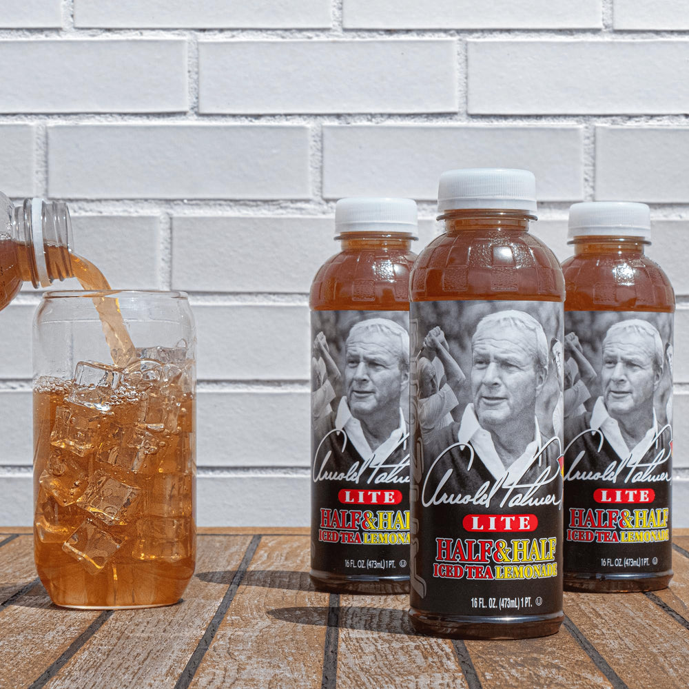 100% natural tea and lemonade blend by AriZona Arnold Palmer Lite.