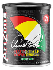 AriZona Arnold Palmer powder mix canister for quick, refreshing drinks.