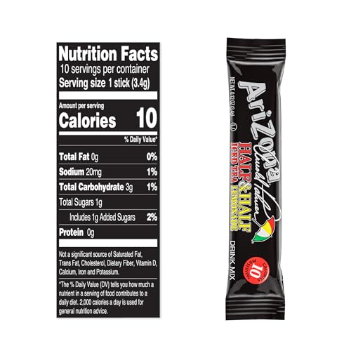 Arizona Arnold Palmer Stix being poured into a water bottle for on-the-go hydration