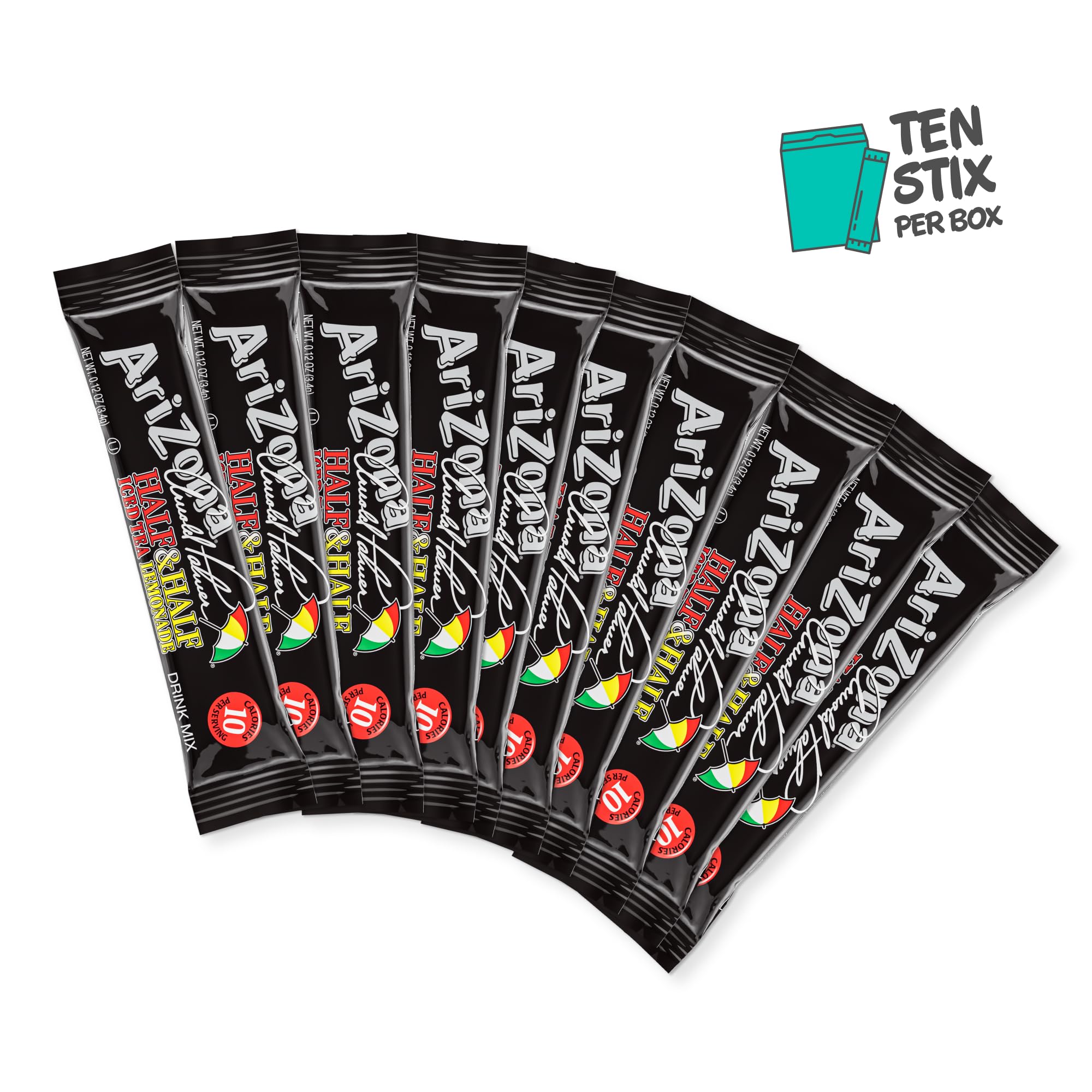 Box of Arizona Arnold Palmer Stix, 120-count, ready for pantry or fridge