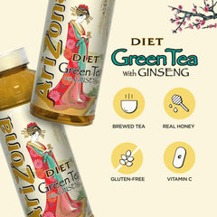 Arizona Diet Green Tea 12-pack case for convenient bulk buying.