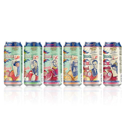 AriZona Fallout Green Tea Energy Low-Cal Power Pomegranate can offers lighter option.
