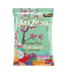 AriZona Green Tea Fruit Snacks Mandarin flavor on-the-go bag for a quick snack