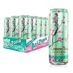 Arizona Green Tea with Ginseng and Honey big can front view for a refreshing pick-me-up