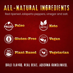 Arizona Gunslinger bold flavor close-up highlights heat and jalapeño aroma.