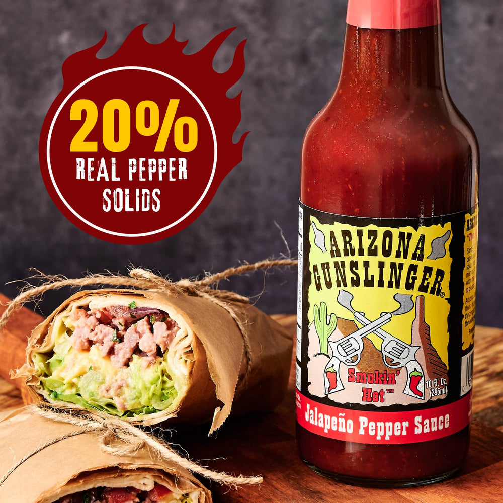 Arizona Gunslinger creamy texture close-up suggests smooth, versatile hot sauce.