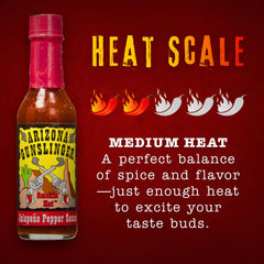 Arizona Gunslinger wings dipping shot demonstrates spicy kick for game night.