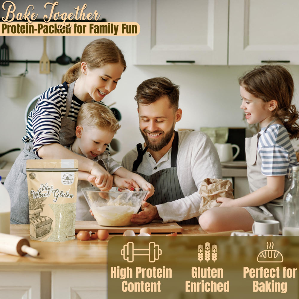 ARIZONA KITCHEN SUPPLY Vital Wheat Gluten in pizza dough yields chewier crust.