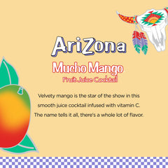 Arizona Mucho Mango kids lunchbox display for easy hydration.