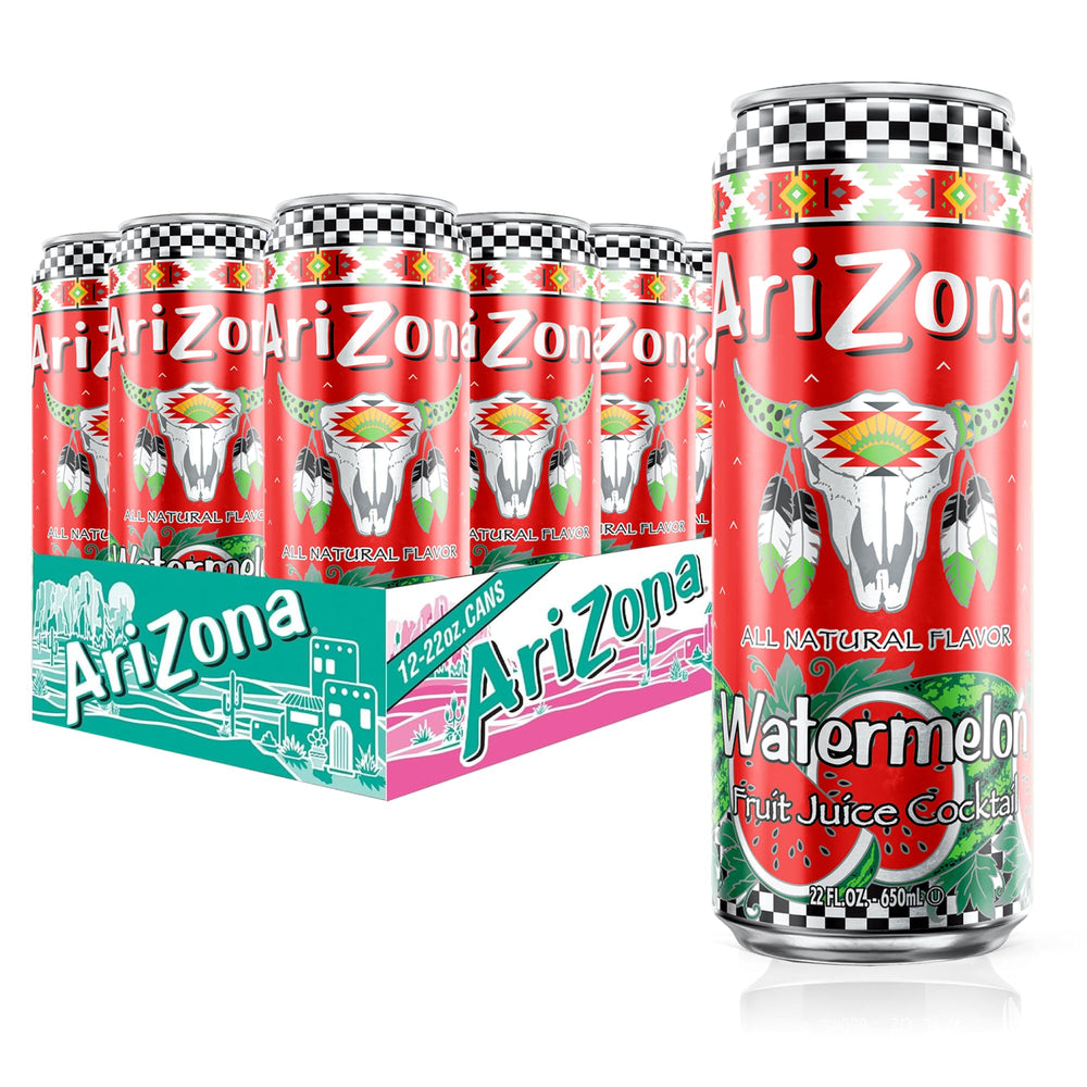 AriZona Watermelon Juice Cocktail big can 12-pack for sharing