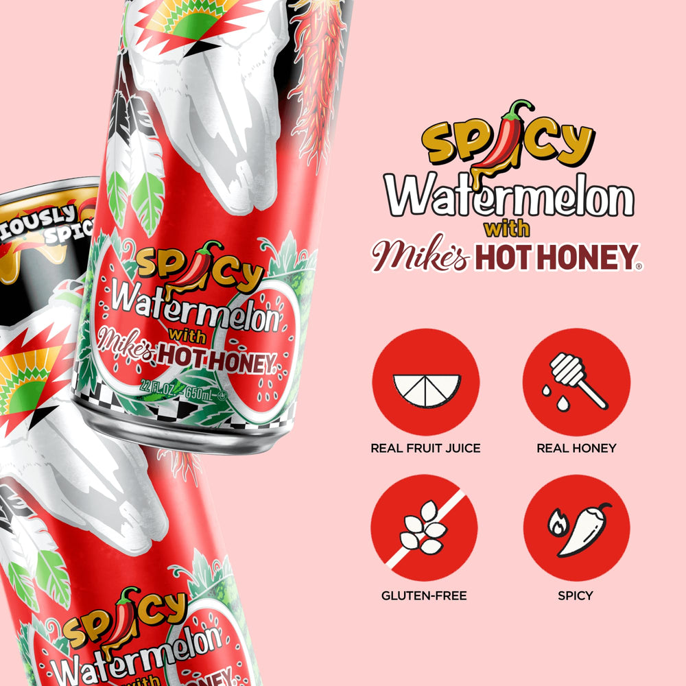 AriZona Watermelon bottle shows real fruit ingredients and all-natural appeal.