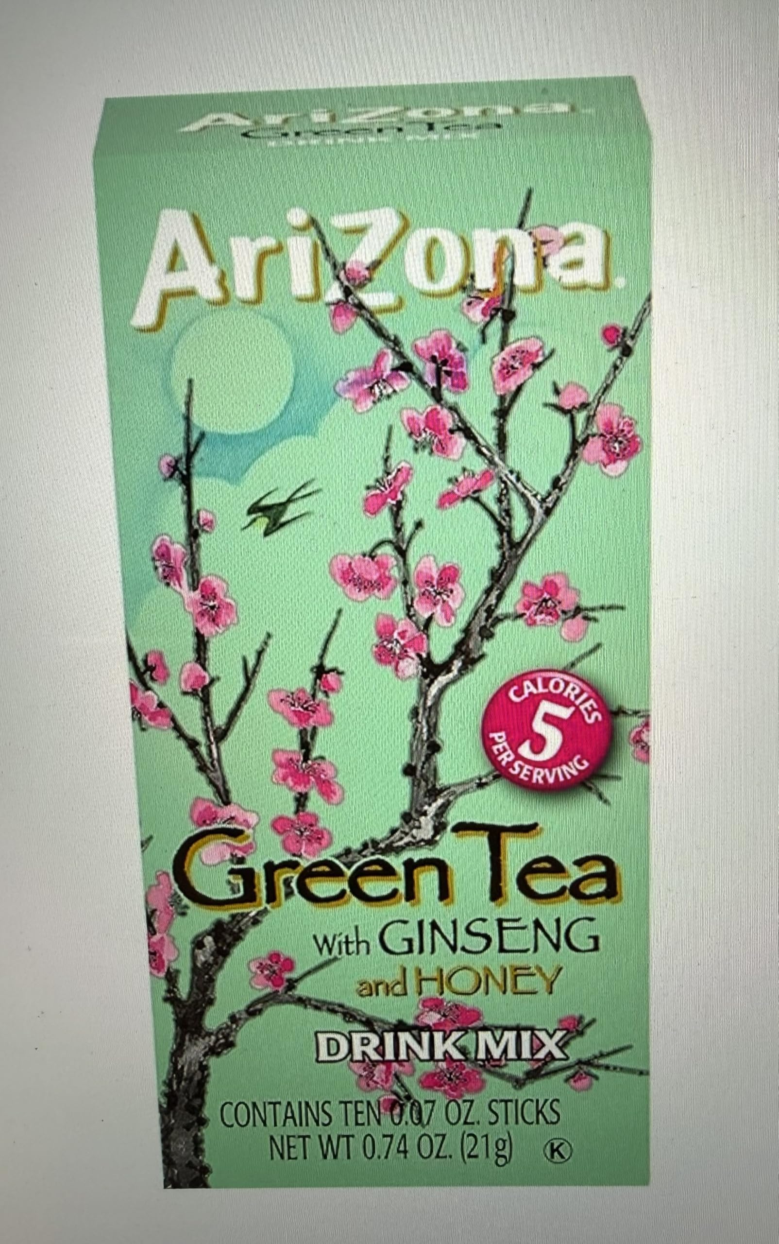 AriZona Zero Sugar Green Tea Sticks for on-the-go hydration.