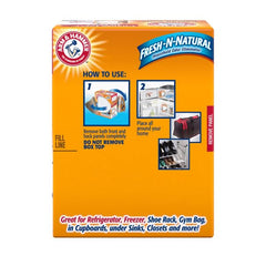 Arm & Hammer baking soda odor eliminator in small space reduces lingering kitchen odors