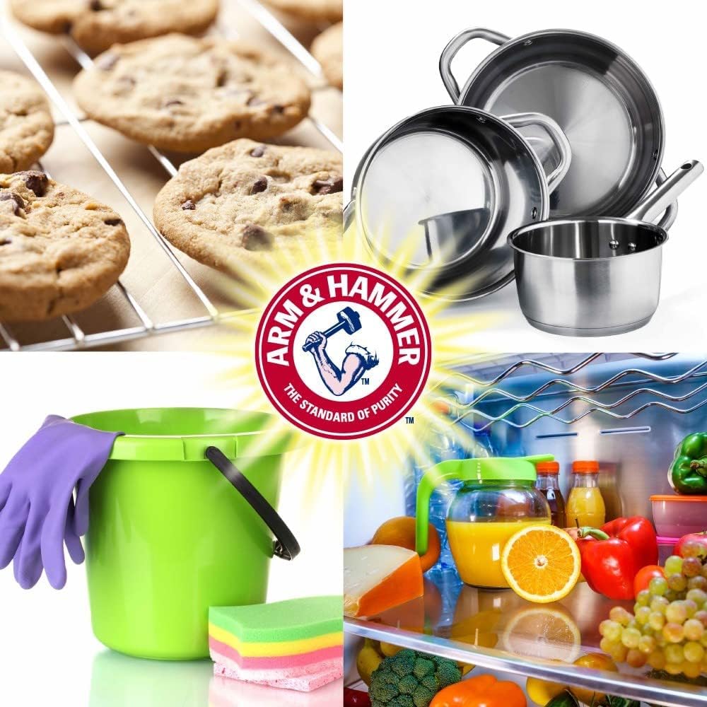 Arm & Hammer baking soda cleans carpet spills and absorbs odors