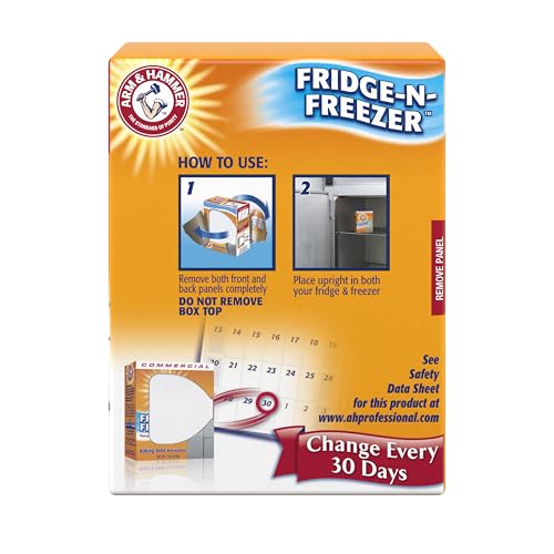 Arm & Hammer Fridge-N-Freezer Professional with dual panel vents for improved airflow.