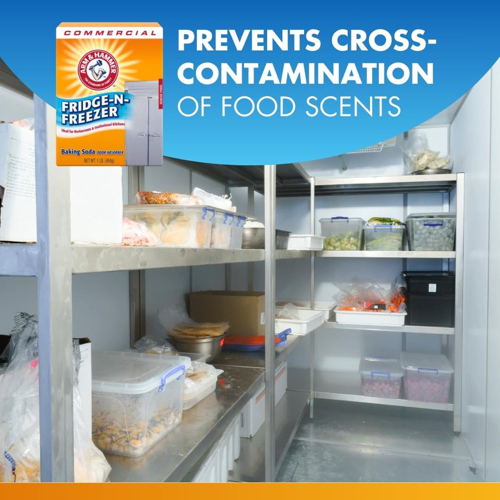 Arm & Hammer Fridge-N-Freezer Professional helps prevent cross-contamination of scents.