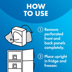 Odor Absorber in the fridge helps reduce lingering smells.