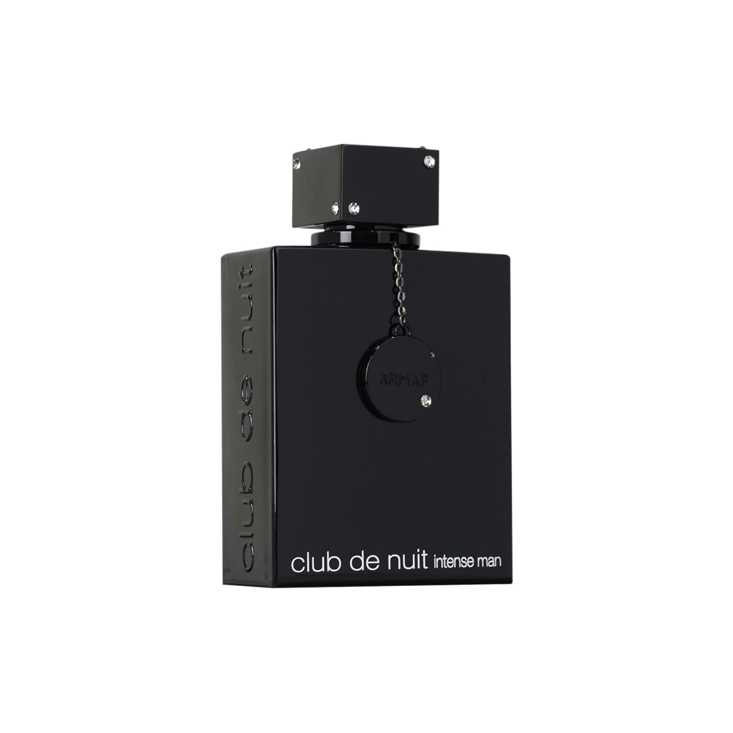 Armaf Club De Nuit Intense bottle shines for a bold evening impression