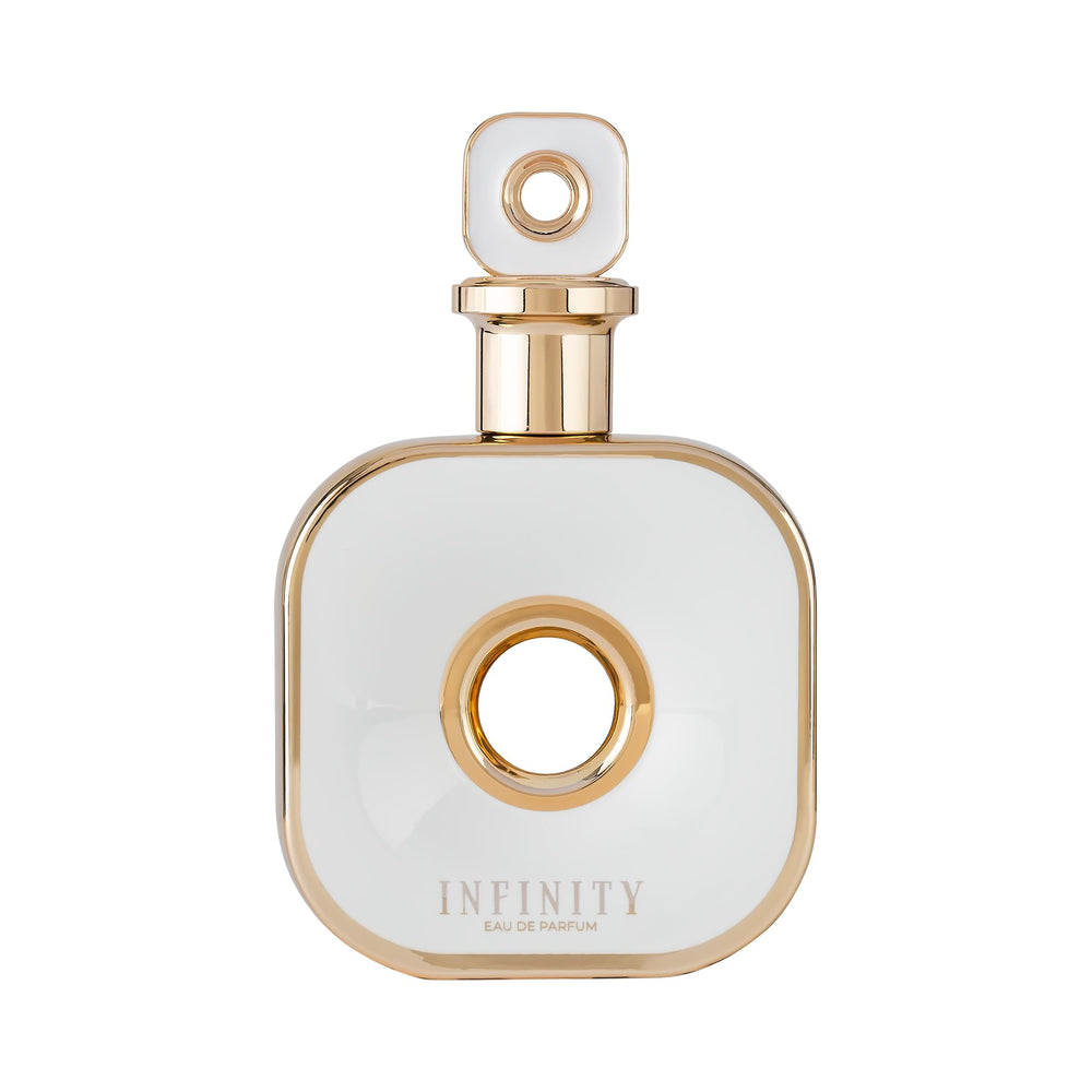 Armaf Infinity Gold bottle front view for daily elegance and fragrance collection