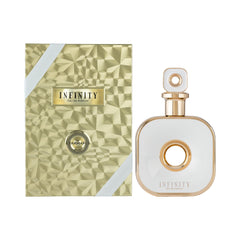 Armaf Infinity Gold heart notes of ylang ylang and jasmine for a luminous floral core
