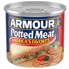Armour Star Potted Meat 24-pack cans ready for pantry storage and quick meals.