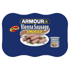 Armour Star smoked Vienna sausage pack, ready-to-eat snack option