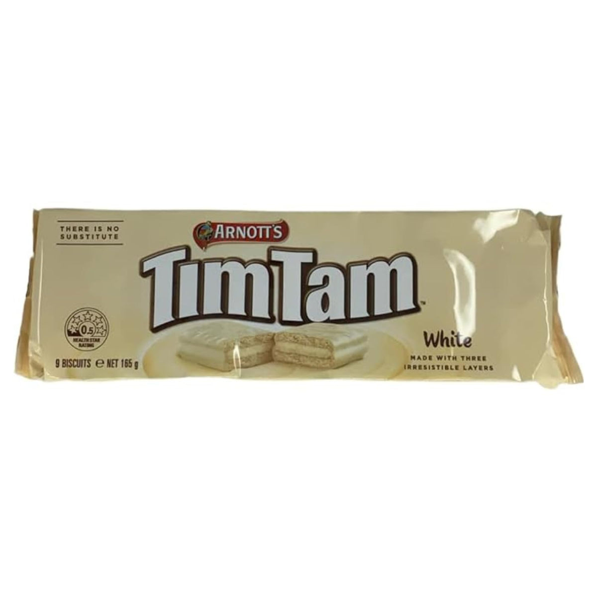 Arnott's Tim Tam White Biscuits pack image for sharing and gifting.
