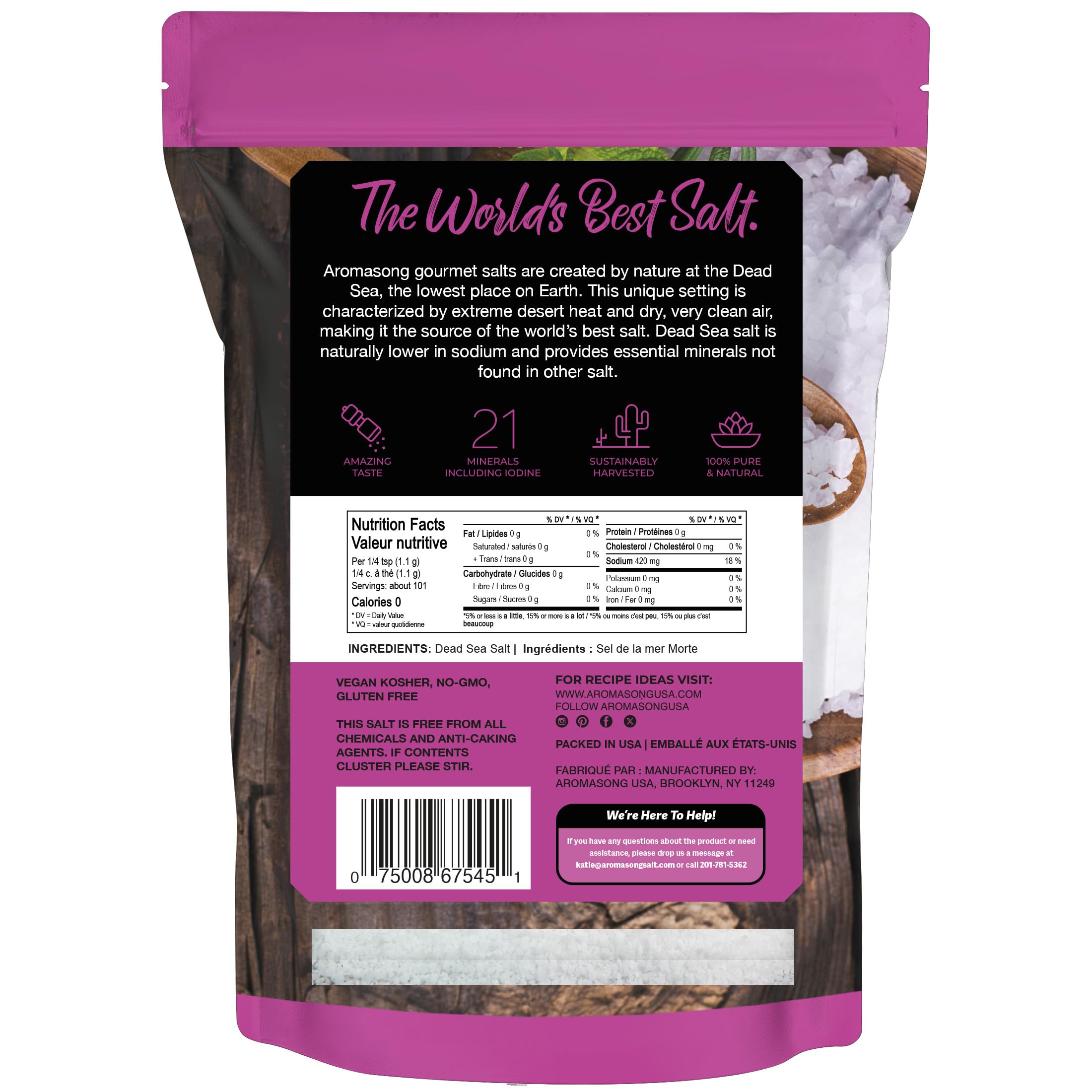 Aromasong kitchen-ready bulk refill simplifies seasoning prep.